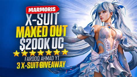 Marmoris X Suit 7 Star Maxed Out 3 X Suit Giveaway PUBG MOBILE