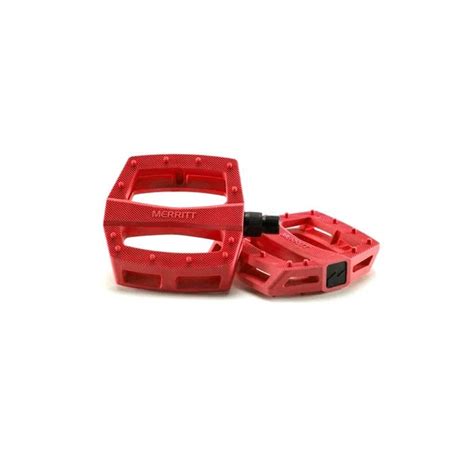 Merritt Bmx P1 Pedals Brick Red