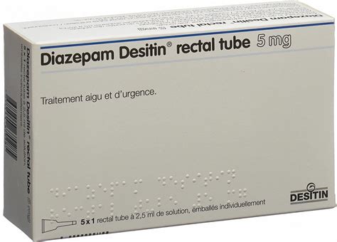 Diazepam Desitin Rectal Tube 5mg 5x 2 5ml In Der Adler Apotheke