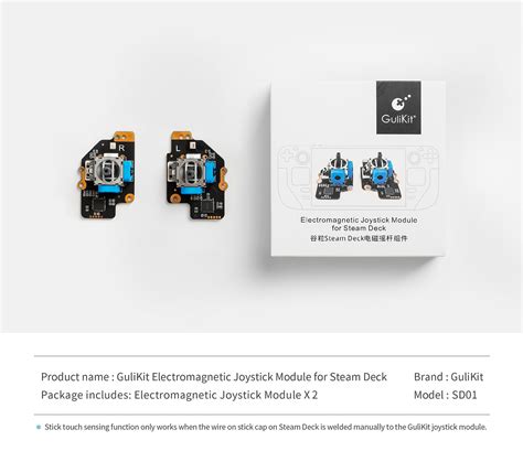 Electromagnetic Joystick Module For Steam Deck Gulikit