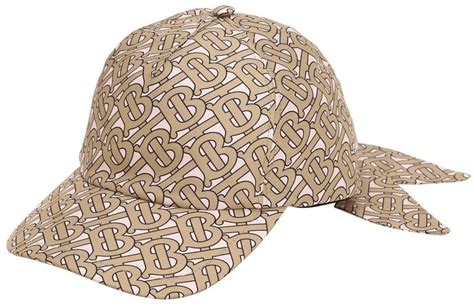 Burberry Tb Monogram Print Silk Baseball Hat Shopstyle