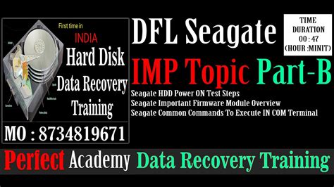 Seagate Hard Disk Firmware Repair Trainin Step By Step Seagate