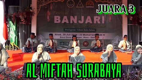 Al Miftah Surabaya Juara Fesban Se Jatim Ipnu Ippnu Kureksari