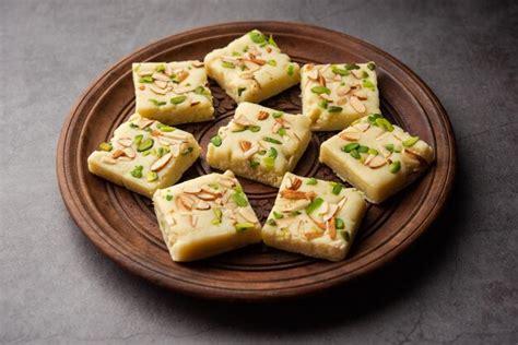 Premium Photo Indian Assorted Sweet Mithai Barfi In A Group