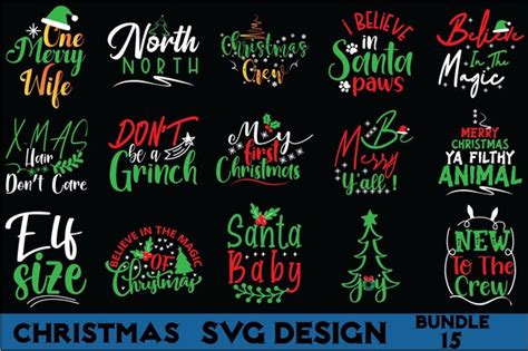 Premium Vector Christmas Svg Design Bundle