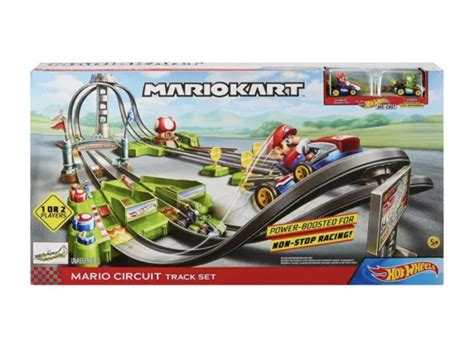 Hot Wheels Mario Kart Circuit Track Set Gcp Includes Mario