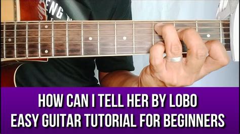 How Can I Tell Her Easy Guitar Tutorial By Pareng Mike Youtube