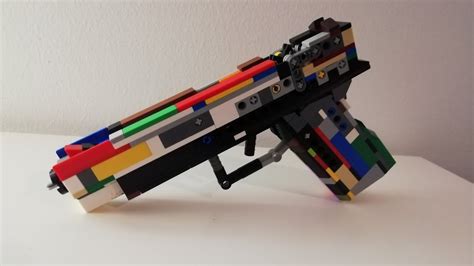 Lego Glock Semi Auto And Stud Wide Youtube