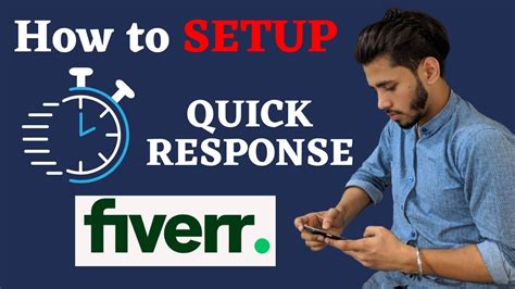 How To Setup Quick Response On Fiverr Quick Response Tips From A