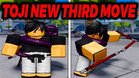 Toji New Third Move Showcase In Roblox Sorcerer Battlegrounds Youtube