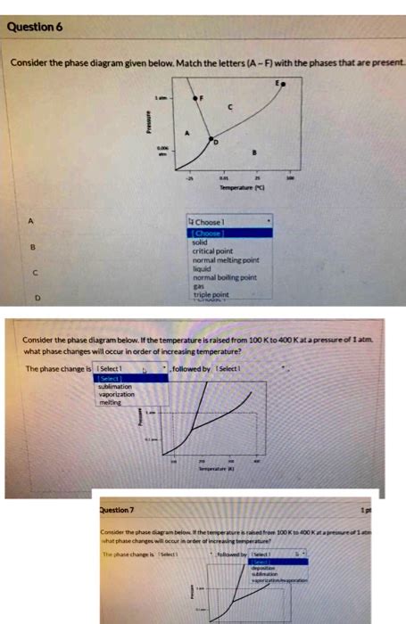 Solved Question Consider The Phase Diagram Given Below Chegg