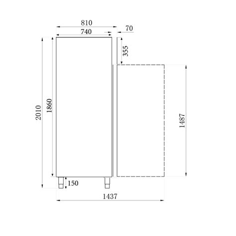 CombiSteel Kühlschrank Rfs alu 1200 Ltr Statisch