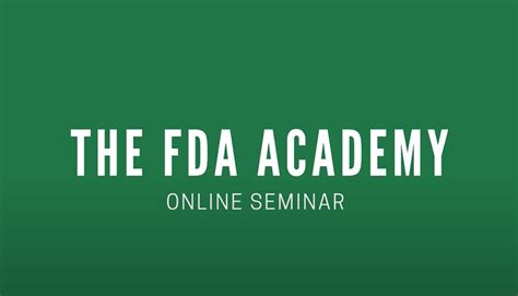 Home Page Food And Drug Administration