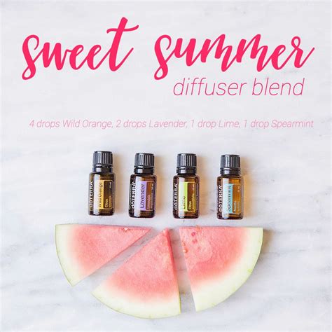 Sweet Summer Diffuser Blend Essential Oil Diffuser Blends Recipes Essential Oils Aromatherapy