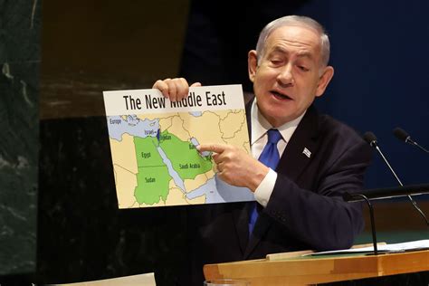 Netanyahu Shows Map Of New Middle East Without Palestine To