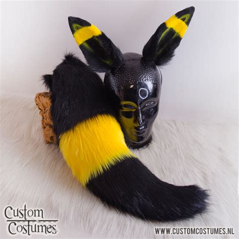 Pokémon, Umbreon Yellow Realistic, Ears and/or Tail – Custom Costumes Shop