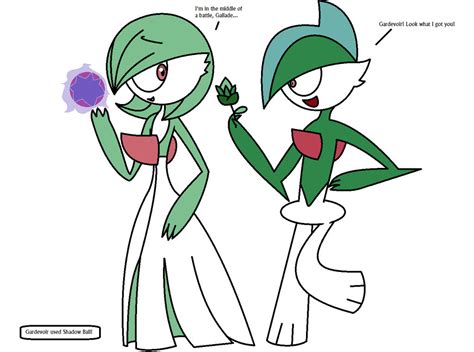 Gardevoir And Gallade 2 By Lovedrawings1 On Deviantart