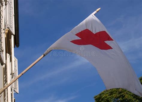 4935 White Flag Red Cross Stock Photos Free And Royalty Free Stock