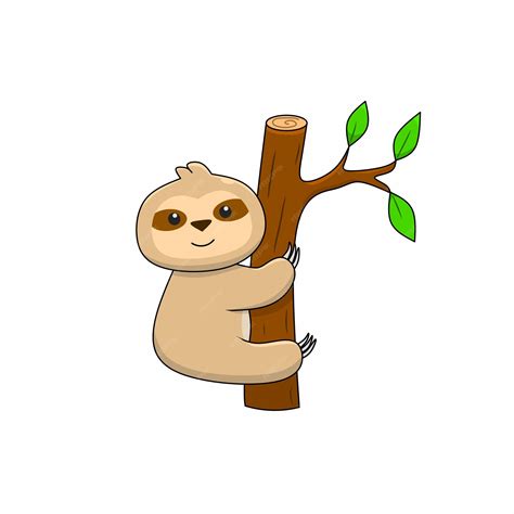 Desenho de preguiça | Vetor Premium