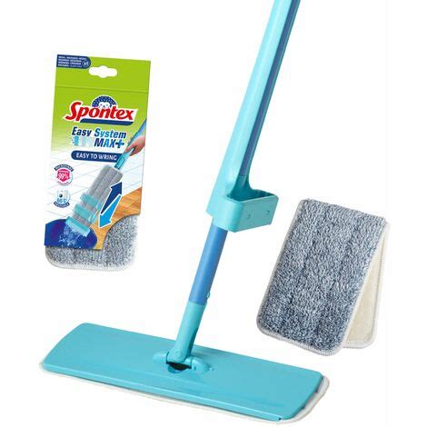 Spontex Easy Max Lavapavimenti Mop Piatto In Microfibra Con