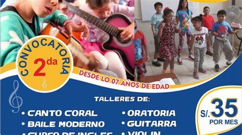 SE APERTURA SEGUNDA CONVOCATORIA PARA LOS TALLERES DE ORATORIA CANTO