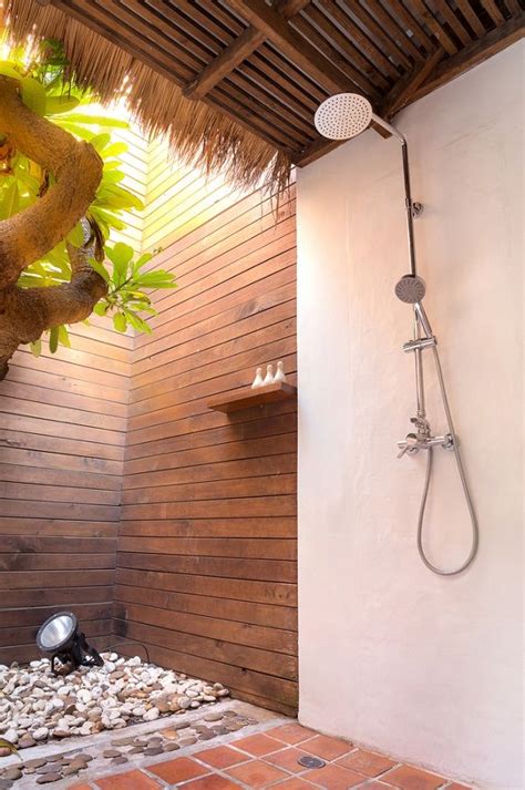 Top 60 Best Outdoor Shower Ideas Enclosure Designs Outdoor Pool Shower Outdoor Shower