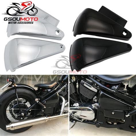 Battery Side Fairing Cover Set Fit Kawasaki Vulcan Vn400 Vn800 Classic Drifter Parts