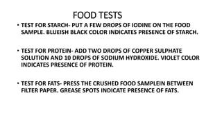 FOOD TESTS Autosaved Pptx