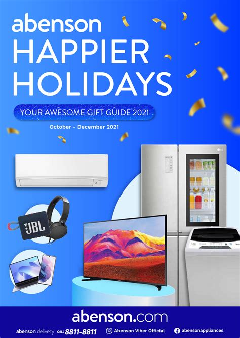 Abenson Abenson Happier Holidays Catalogue 2021 Page 1