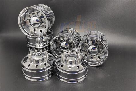 Chrome Rims Accuride Classic Round Hole Tamiya King Hauler Grand