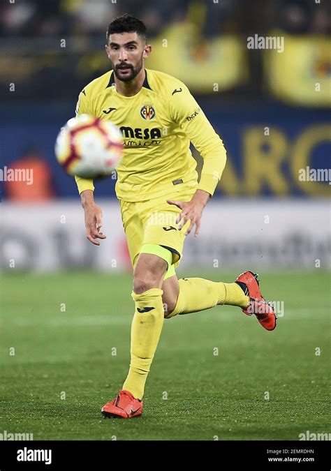 Alvaro Gonzalez Of Villarreal CF During The Match Between Villarreal CF