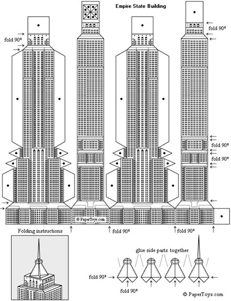 Figuras Armables De Papel Para Imprimir De Edificios Para Armar Imagui