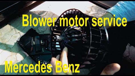 Blower Motor Service And Fix Repair For Mercedes Benz YouTube