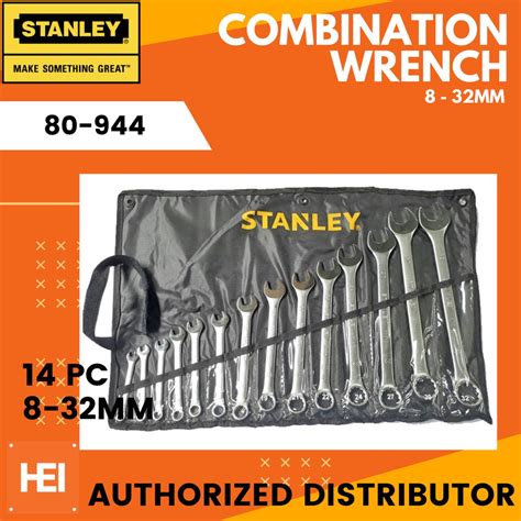 Stanley Combination Wrench Set Mm To Mm Pcs Set Shopee