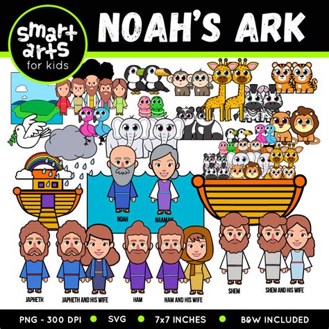 Noah’s Ark Clip Art - Educational Clip Arts and Bible Stories