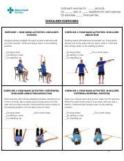 Shoulder Exercises.pdf - SHOULDER EXERCISES EXERCISE 1. ROM WAND ...