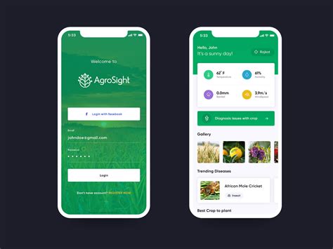 Agriculture App Design Behance