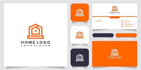 Premium Vector Home Logo Templates And Business Card Design Premium