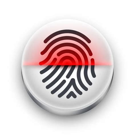 Icon Sensor Png Icono De Esc Ner De Huellas Dactilares Vector De