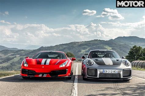 Ferrari Pista Vs Porsche Gt Rs Comparison Review