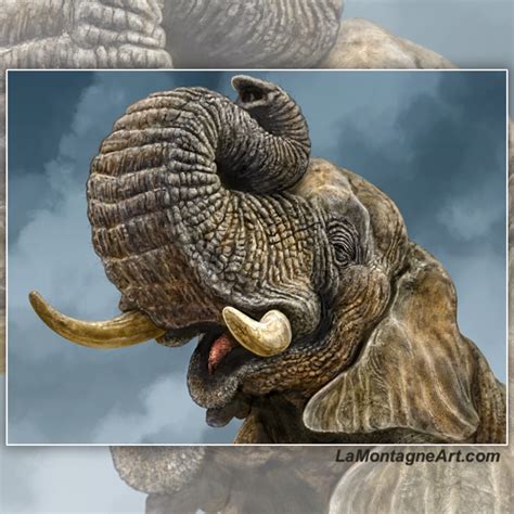 African Elephant - LaMontagne Art