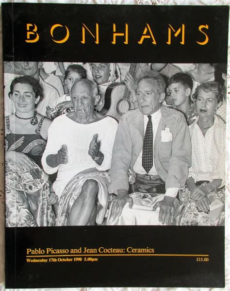 Bonhams Picasso Cocteau Ceramics London 17 10 1990