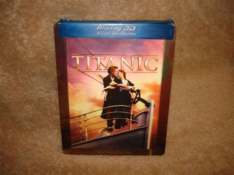 TITANIC STEELBOOK BLU RAY 3D FRENCH IMPORT VERY RARE Region Free On