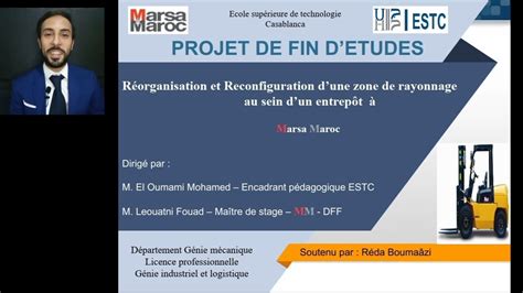 Soutenance Projet De Fin D Etudes G Nie Industriel Et Logistique