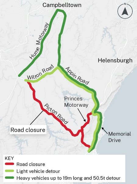 Road Conditions Nsw Changed Traffic Conditions On The M1 Princes