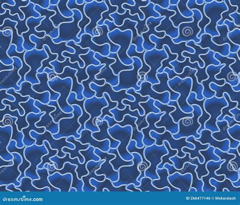 Seamless Navy Camouflage Texture Print Pattern Usable For Jacket Pants