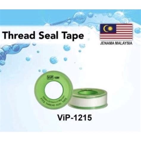 Vip Ptfe Thread Seal Tape White Tape Mm X Meter Ctn Pcs