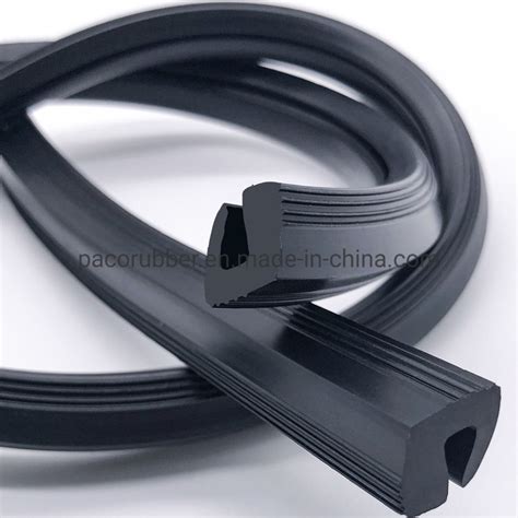 Weather Resistance PVC EPDM Rubber Seal Strip For Aluminum Door And