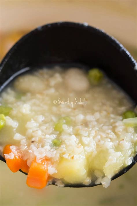 Colombian Bulgur Wheat Pork Spine Soup Cuchuco De Trigo Con Espinazo