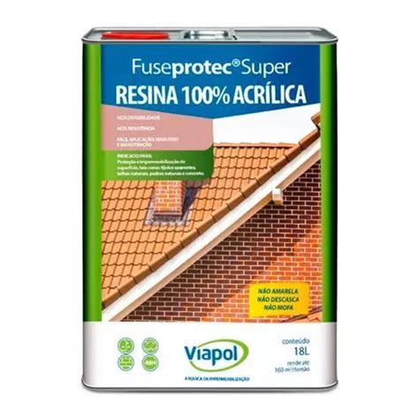 Viapol Fuseprotec Super 18l Brilhante Parcelamento Sem Juros